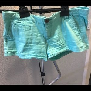 Express Aqua shorts